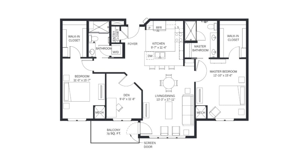 Trillium Woods floor plan 1